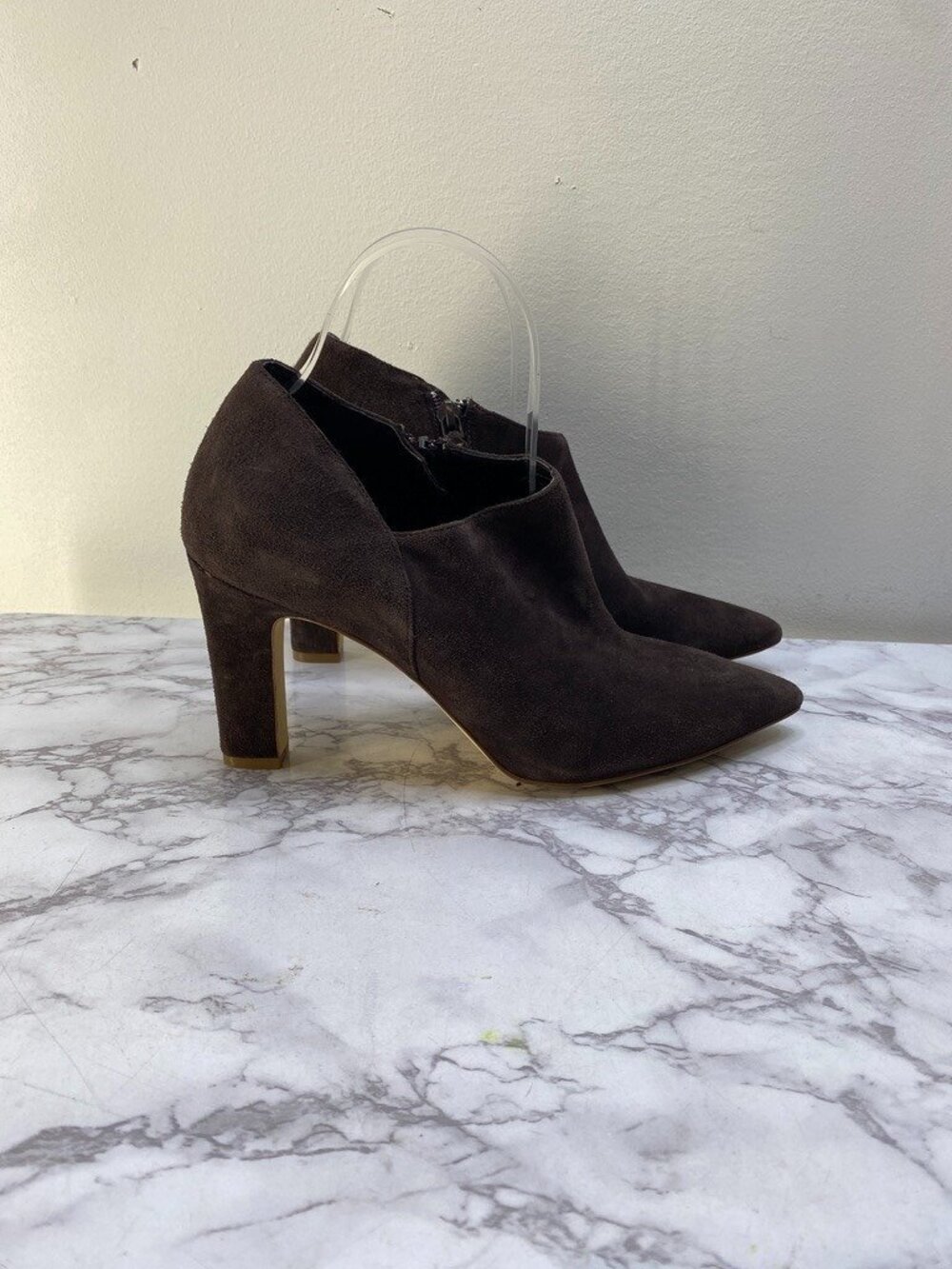 Cole Haan Women's Brown Pointed Toe Suede Bootie W2488 SZ 8 B
